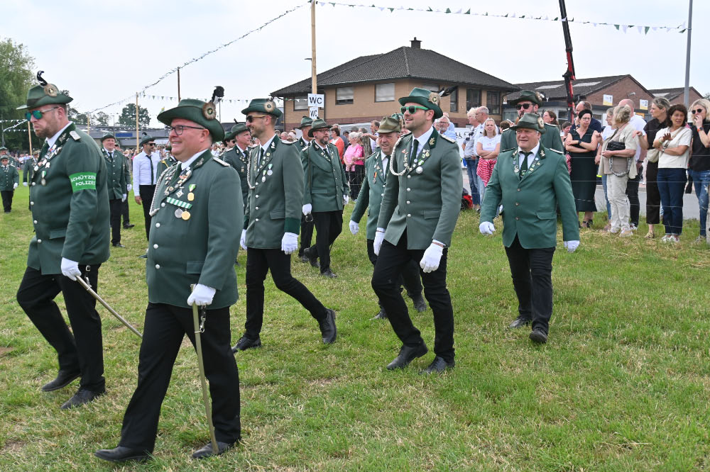 Festparade zum 150-jährigen Bestehen des Bürgerschützenvereins Lembeck
