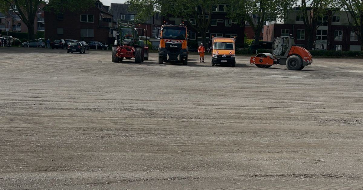 Neu hergerichtete Fläche im Lippetal in Dorsten