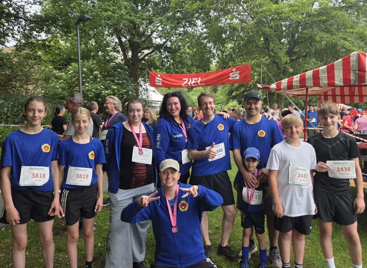Mitglieder des Judo Vereins Hohe Mark 81 Wulfen beim Dorstener Brustkrebslauf 2026