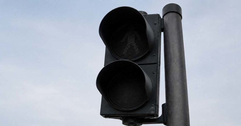 Fußgängerampel Ampel ausgefallen