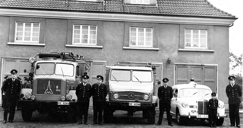 Fahrzeuge Feuerwehr Dorsten Altstadt 1963
