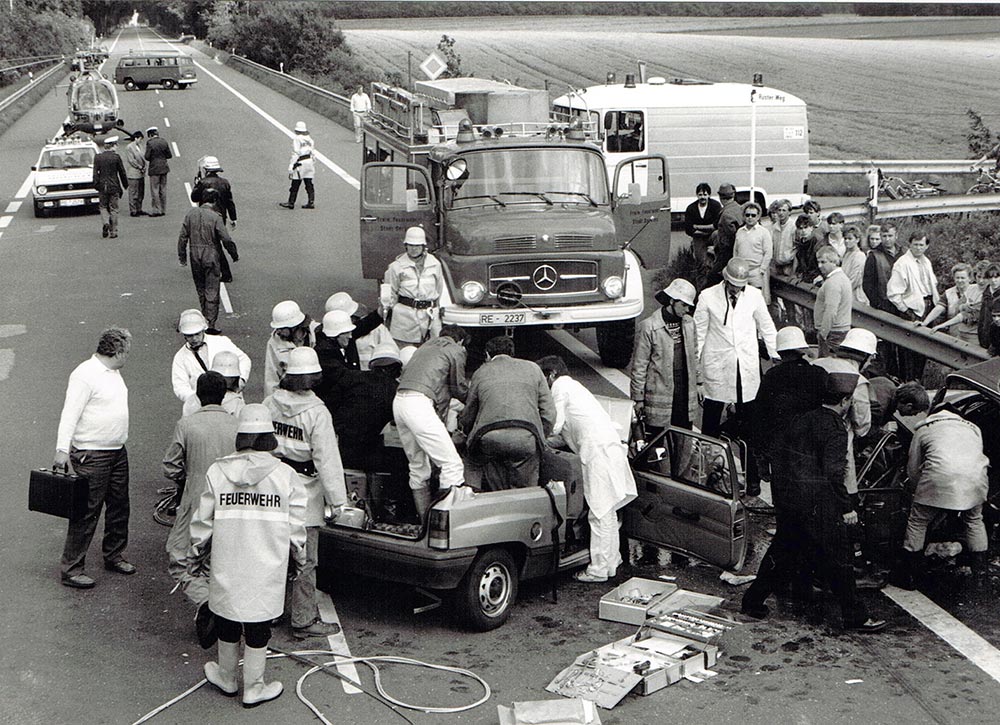 Fahrzeuge Feuerwehr Dorsten Altstadt 1987