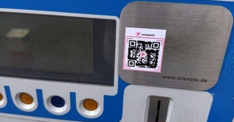 Gefälschte QR-Codes an Parkscheinautomaten