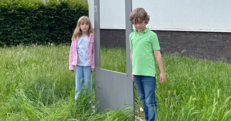 Geschichtsstation Agathaschule zerstört