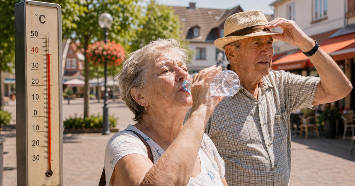 Senioren Sommer Hitze