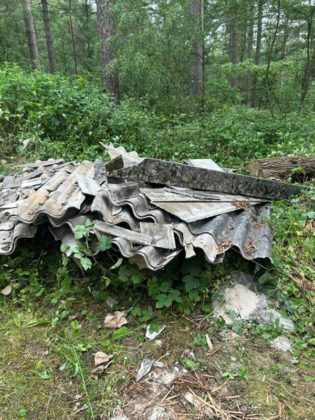 Illegale M&uuml;llentsorgung Dorsten Schutt Wald