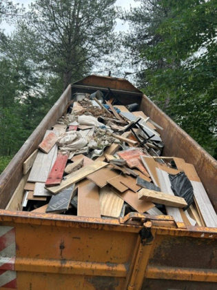 Illegale M&uuml;llentsorgung Dorsten Schutt Wald
