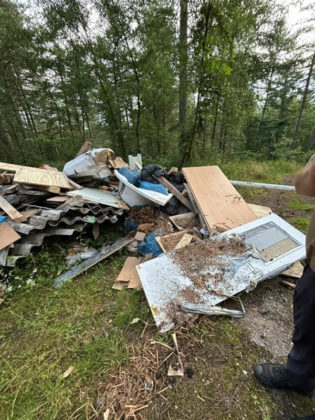 Illegale M&uuml;llentsorgung Dorsten Schutt Wald
