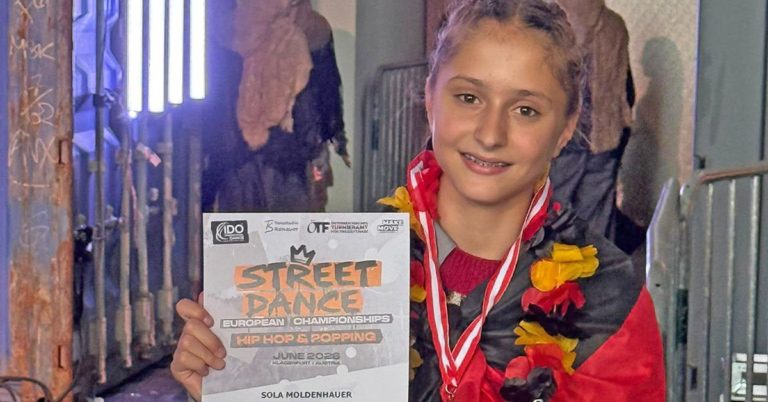 Dorstener Nachwuchstänzerin aus Rhade: Sola Moldenhauer tanzt bei der EM zu Silber
