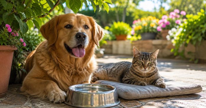 Hund Katze Hitze Sommer