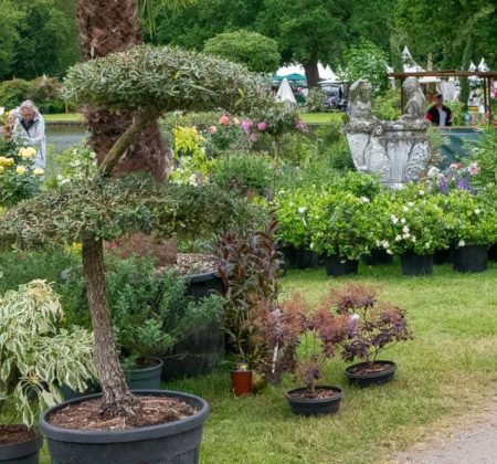 Besucher entdecken handgemachte Produkte bei der Landpartie Schloss Lembeck - Bild 8