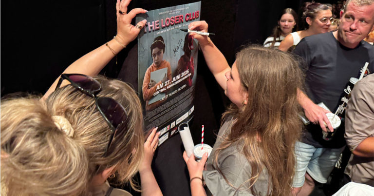 The Loser Club feierte im Central Kinocenter Dorsten Premiere. Der Film der VHS Dorsten entstand als Kulturrucksack-Projekt und setzt ein Zeichen gegen Mobbing.. Foto: Petra Bosse