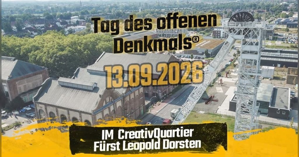 Titelbild zur Veranstaltung Tag des offenen Denkmals im CreativQuartier Fürst Leopold Dorsten