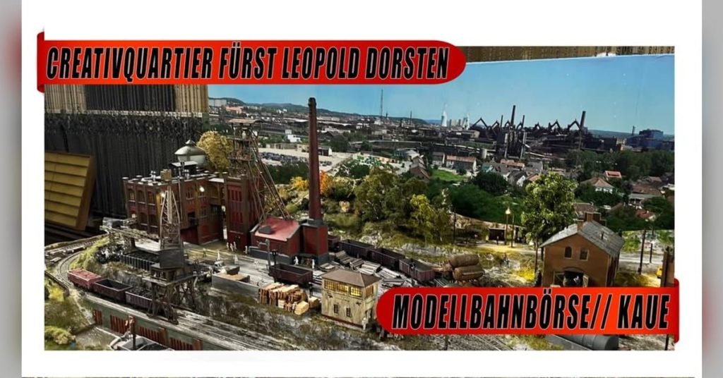 Titelbild zur Veranstaltung Modellbahnbörse in der Kaue im CreativQuartier Dorsten