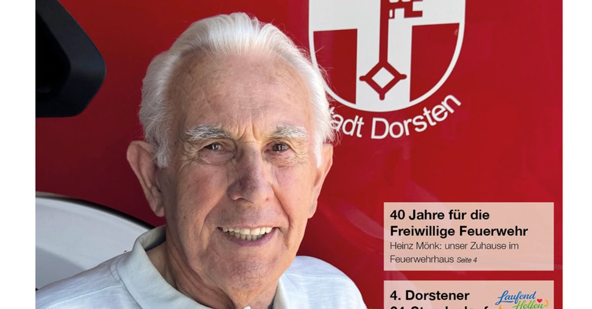 Titelseite der Lokallust Dorsten Juli 2026 mit Heinz Mönk
