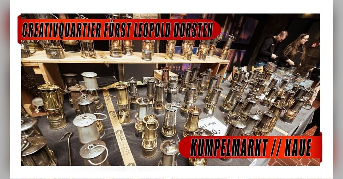 Titelbild zur Veranstaltung Kumpelmarkt in der Kaue im CreativQuartier Dorsten