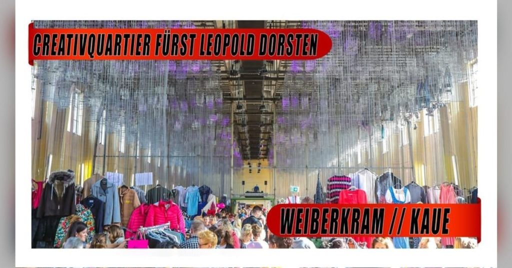 Titelbild zur Veranstaltung Weiberkram Mädelsflohmarkt in der Kaue in Dorsten