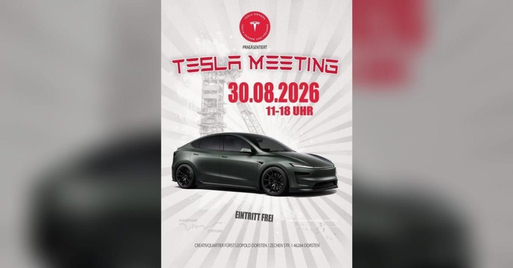 Titelbild zur Veranstaltung Tesla Meeting im CreativQuartier Fürst Leopold Dorsten
