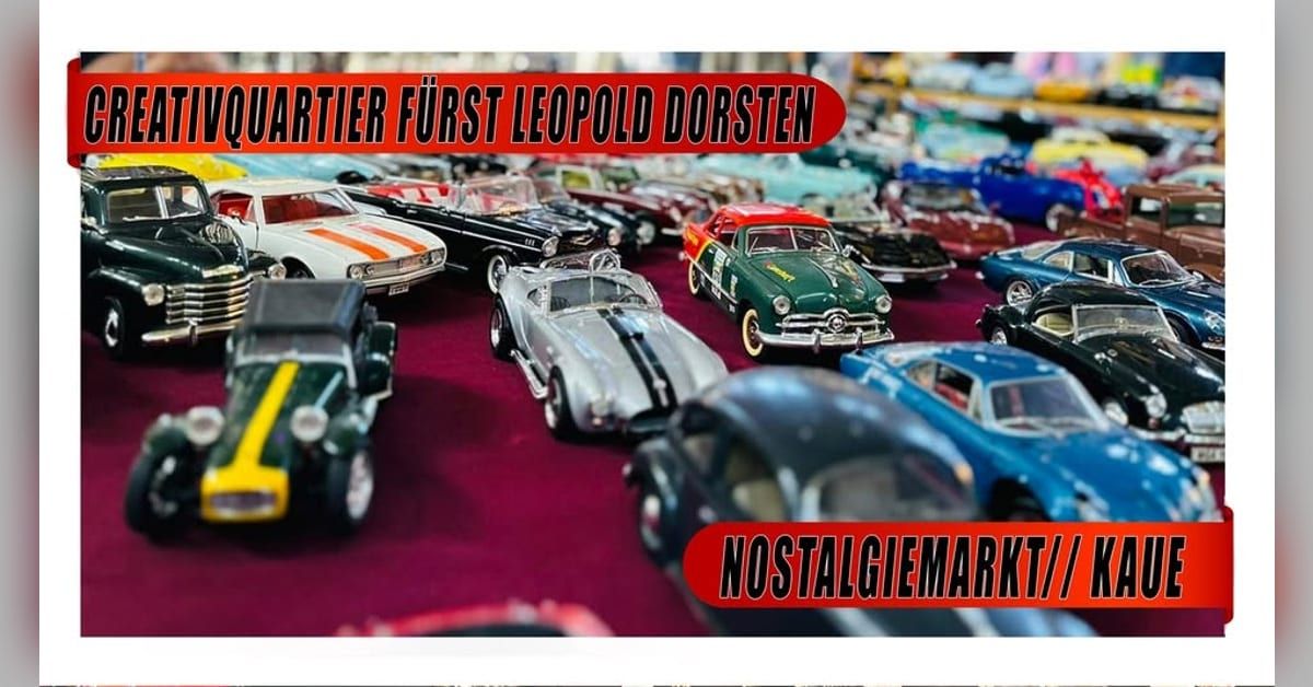 Titelbild zur Veranstaltung Nostalgiemarkt in der Kaue im CreativQuartier Dorsten