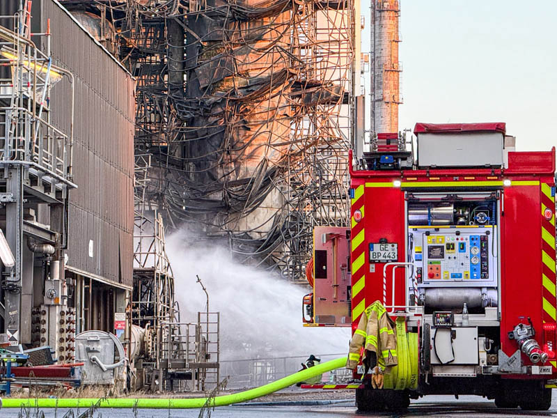 Brand Raffinerie Scholven BP Gelsenkirchen