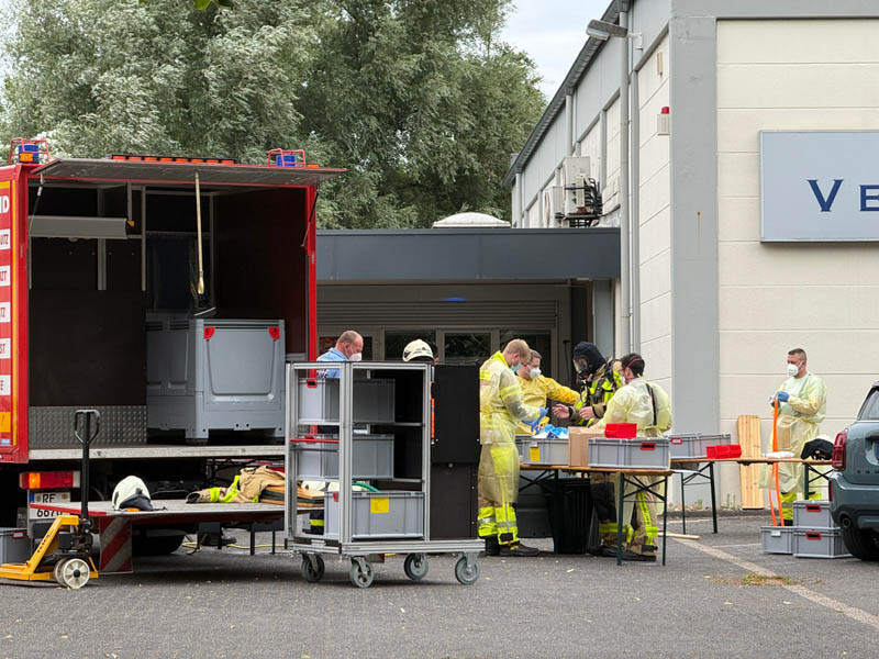 Einsatz Feuerwehr Dorsten Marienstraße 6 Juli 2026 Gewerbebrand