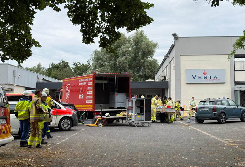 Einsatz Feuerwehr Dorsten Marienstraße 6 Juli 2026 Gewerbebrand