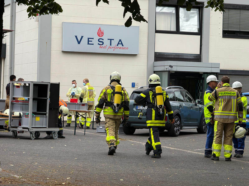 Einsatz Feuerwehr Dorsten Marienstraße 6 Juli 2026 Gewerbebrand