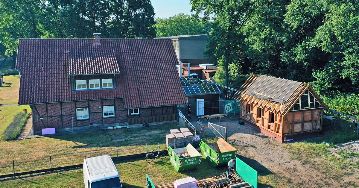 Neubau Backhaus Heimatverein Wulfen Juli 2026