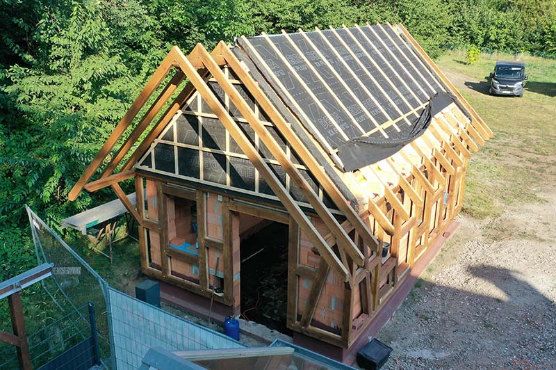 Neubau Backhaus Heimatverein Wulfen Juli 2026