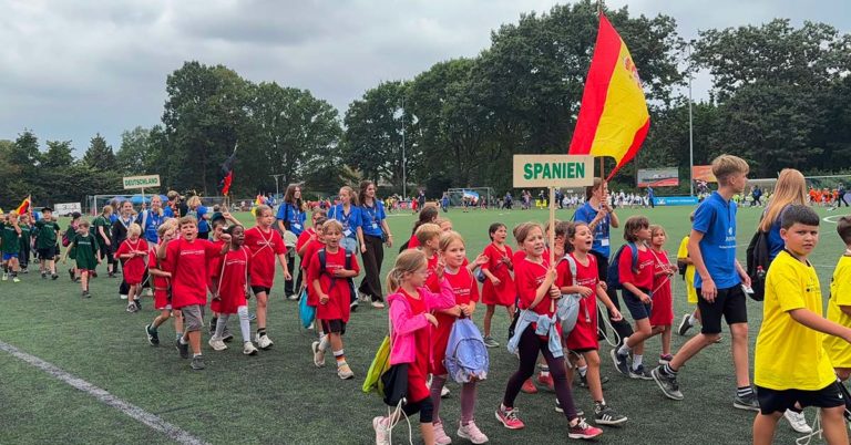 Sportplatzolympiade auf der Hardt feierlich eröffnet
