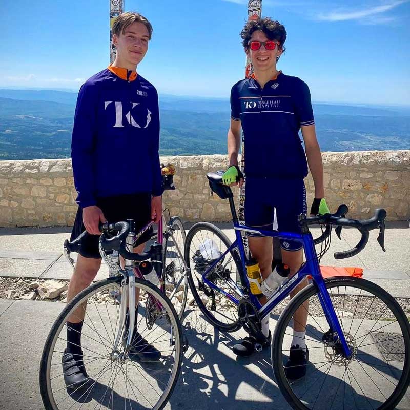Fahrrad Tour Thomas und Leo für Maceo