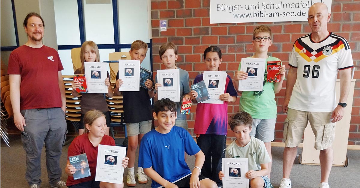 Tim Salow gewinnt das Finale des Mathemagic-Wettbewerbs