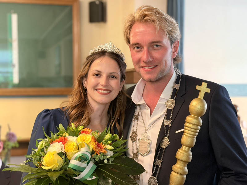 Neues Königspaar Rhade-Jan Hendrik Martens und Miriam  Krampe
