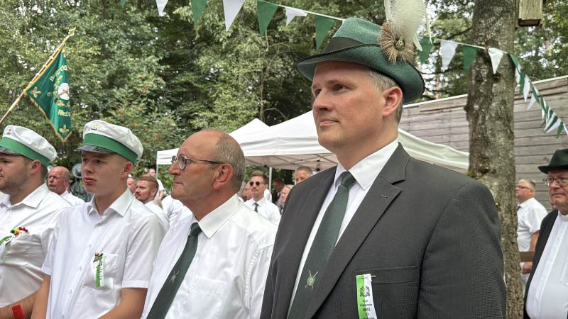 Bürgermeister Tobias Stockhoff. Schützenfest Rhade 2026